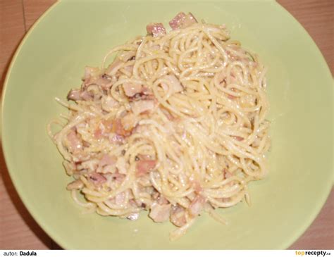 Pagety Carbonara Recept Toprecepty Cz