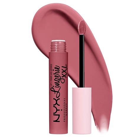 Amazon NYX PROFESSIONAL MAKEUP Lip Lingerie XXL Matte Liquid Lipstick Flaunt It Dusty
