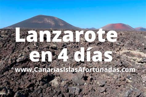 Qu Ver Y Hacer En Lanzarote En D As Gu A Completa