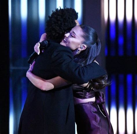 Ariana Grande And The Weeknd Perform Together