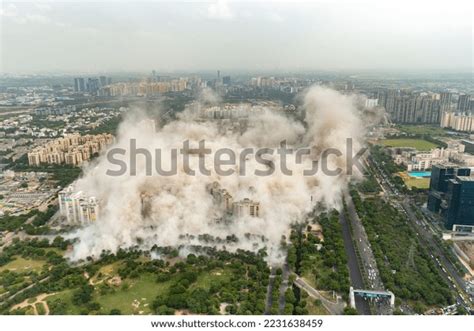 Aerial View Noida Twin Tower During Stock Photo 2231638459 | Shutterstock