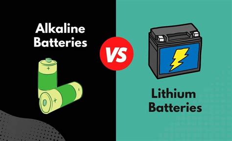 Alkaline Vs Lithium Batteries Whats The Difference With Table Diffzy Lithium Battery