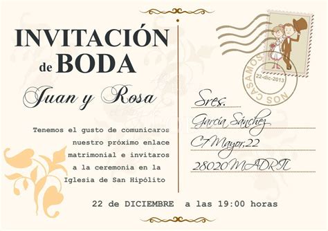 Invitaciones De Boda Por El Civil Sencillas - hechos.us