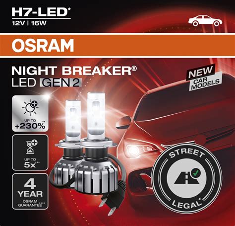 Osram Night Breaker Gen H Led Set F R Bmw X F Bj Mit