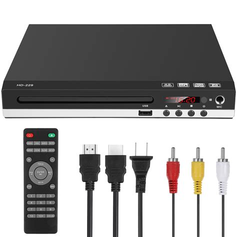 Mini DVD Players for TV, DVD Player with Remote Control and RCA Cord ...