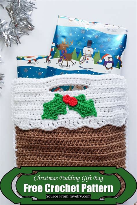 Free Crochet Christmas Bag Patterns For