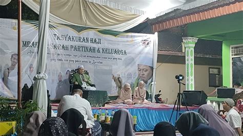 Tasyakuran Haji Mbah Hj Sarah Partinah Dan Keluarga YouTube