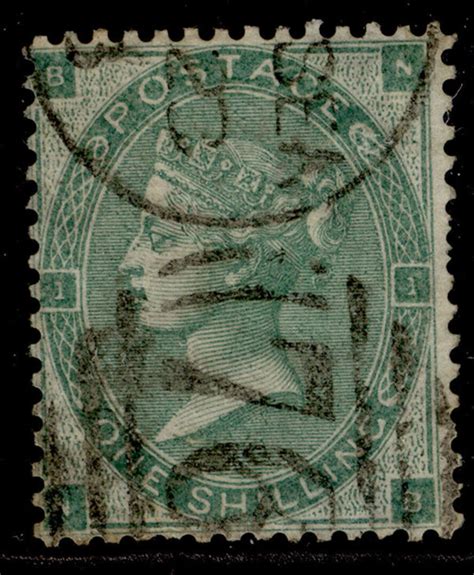 GB QV SG90 1s Green USED Cat 300 CDS NB 1st4stamps