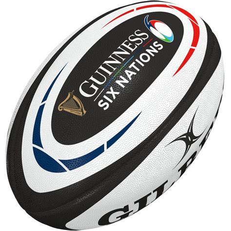 Gilbert Guinness 6 Nations Replica Ball Rugby Now