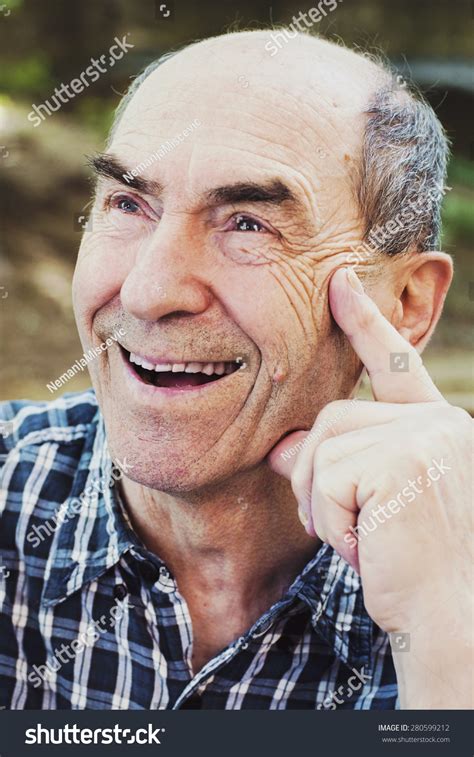 Portrait Smiling Old Man Stock Photo 280599212 Shutterstock