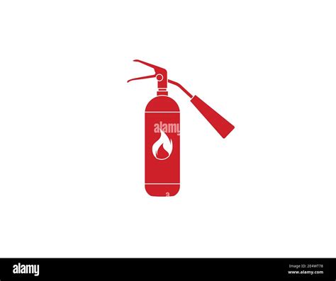 Icono de seguridad RIRE extintor de incendios Ilustración vectorial