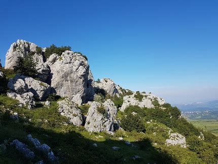 Colle dell Orso a Frosolone la più importante falesia del Molise