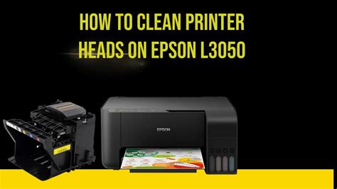 How To Clean Printer Heads On Epson L3050 Youtube