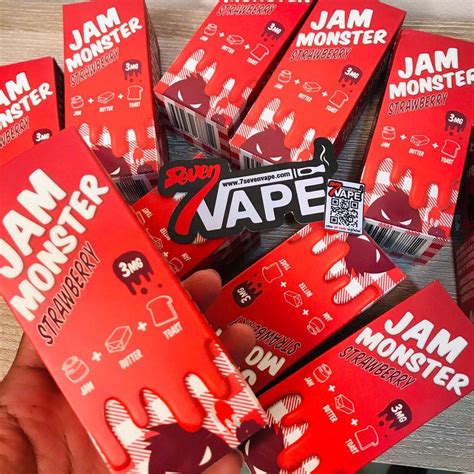 Jam Monster Strawberry Freebase 100ml Usa By Monstervapelabs [ แท้