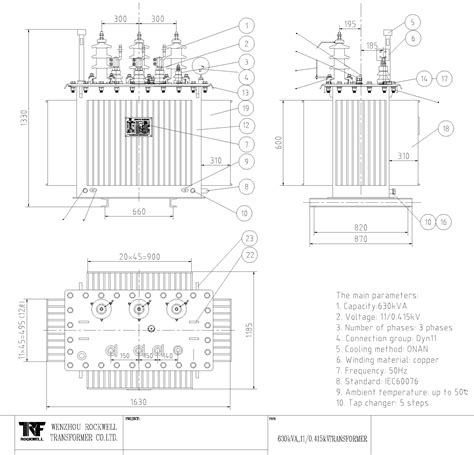 China Mva Kva Power Transformer With Oltc Kv To Off