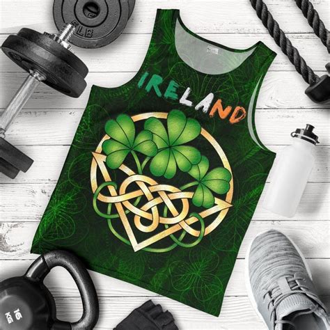 Aio Pride Ireland Celtic Men S Tank Top Irish Shamrock Aio Pride