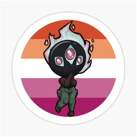 Lesbian Pride Sticker For Sale By Reh Am Fenster Redbubble