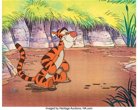 The New Adventures Of Winnie The Pooh Tigger Production Cel Walt Disney