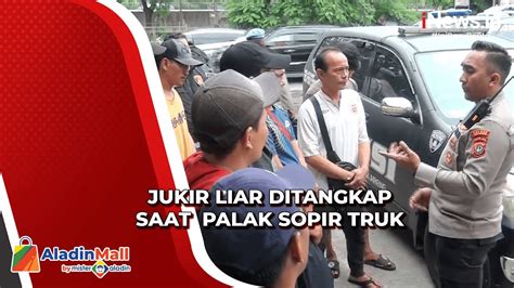 11 Juru Parkir Liar Ditangkap Polisi Karena Sering Palak Sopir Truk Di