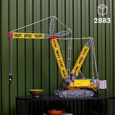 lego technic  liebherr crawler crane lr  official visuals