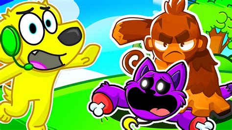 Tyler And Snowi Trapped Catnap In Monkey Obby On Roblox Youtube