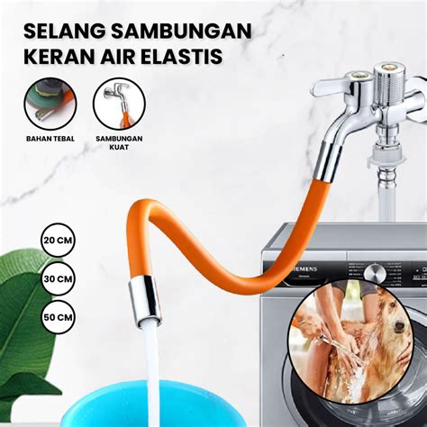 Jual Selang Sambungan Kran Air Universal 1 2 Inch 360 Derajat Alat