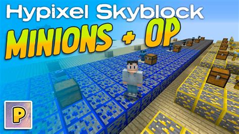 Mejores Minions Para Ganar Dinero En Hypixel Skyblock Youtube