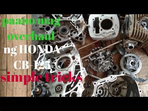 Paano Mag Overhaul Ng HONDA CB 125 YouTube