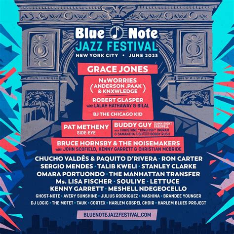 Blue Note Jazz Festival Confirms 2023 NYC Lineup Grace Jones Robert