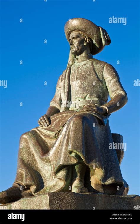 Statue Of Henry The Navigator Lagos Algarve Portugal Eu Europe Stock