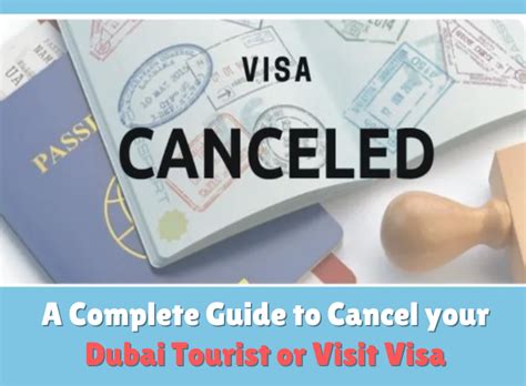 Smooth And Easy Procedure For Dubai Tourist Or Visit Visa Cancellation