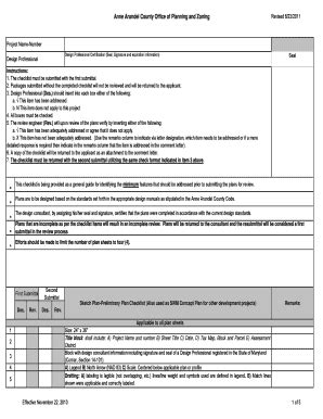 Fillable Online Anne Arundel County Office Of Planning And Zoning Fax