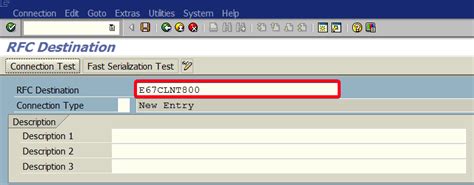 How To Create Rfc Destination In Transaction Sm59 Sapported