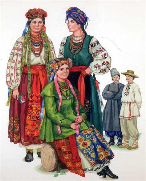 East Polissia Costume with Talijka, or skirt with bodice, Ukraine ...