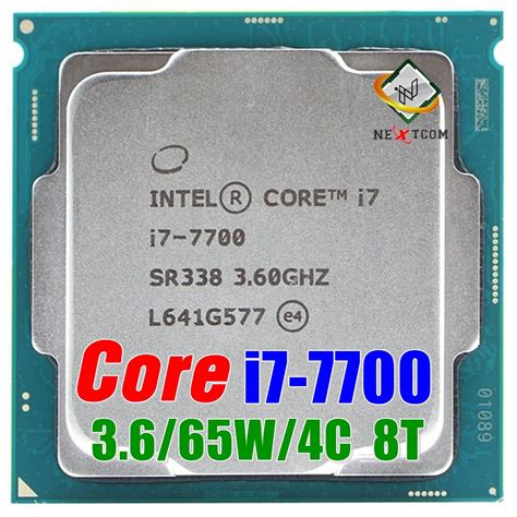 ซีพียู Cpu Core I7 6700 I7 7700 4c 8t 65w Socket Lga1151 ฟรี