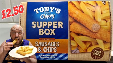 Tonys Chippy Battered Sausage And Chips Chip Shop Taste At Home