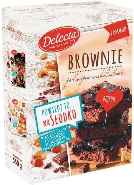 Delecta Ciasto Brownie Gotowa Mieszanka Ceny I Opinie Ceneo Pl