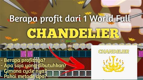 Berapa Profit Dari 1 World Farm Chandelier Bahas Farmable 1