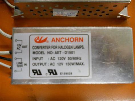 Anchorn Converter For Halogen Lamps Aet D Tzsupplies