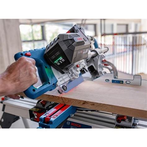 Bosch Gcm 18v 216 Dc 18v Biturbo Dual Bevel Mitre Saw 2x 12ah Procore