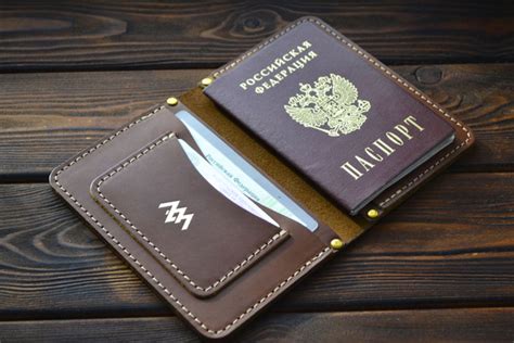 Обложка для документов мужская и женская из натуральной кожи. - купить ...