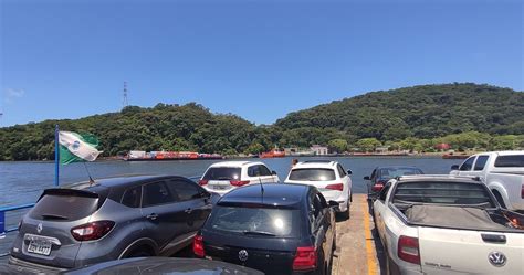 Ferry Boat De Guaratuba Tem Bloqueio De Caminh Es No Feriado Da