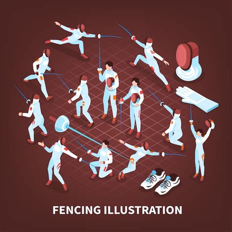 Olympic Fencing Performance Vectors & Illustrations for Free Download