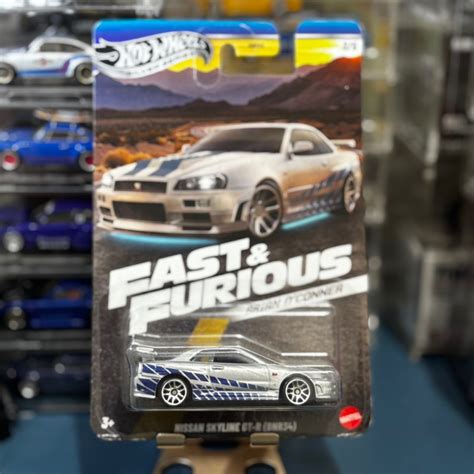Jual Hot Wheels Fast Furious Brian Oconner Nissan Skyline Gt R Bnr Hw Silver Series