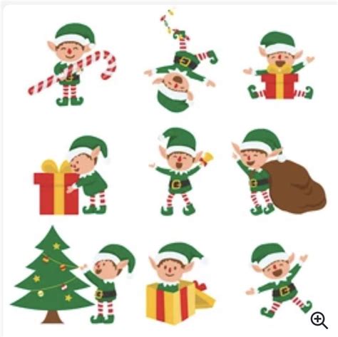 Christmas Elf Character Cute Santa Claus Helpers Artofit