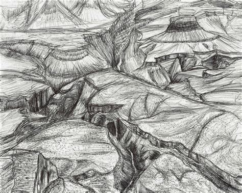 Grand Canyon Sketch by Nobody-Has-This-Name on DeviantArt