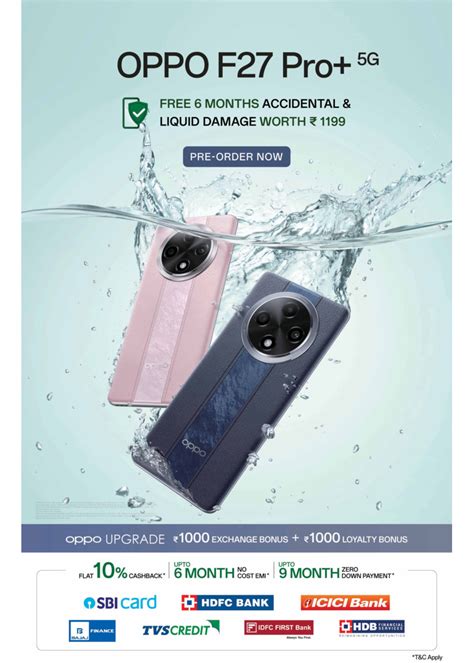 Oppo Introduces F Pro G India S First Ip Rated Super Rugged