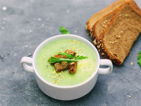 Gaspacho De Courgettes Au Carr Frais Recette De Gaspacho De