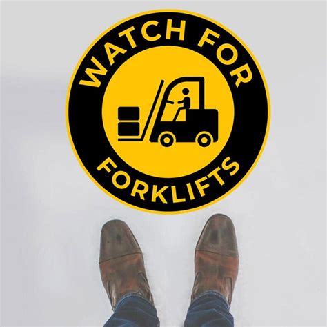 Watch For Forklifts Floor Sign Hazard Signs Nz