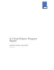 Final Submission Program Report Docx Final Project Program